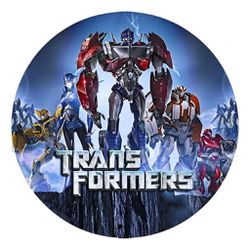 Painel Redondo 50x50 - Transformers - PAINEL E CORES