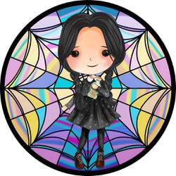 Painel Redondo 50x50 - Wandinha - PAINEL E CORES