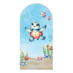 Painel Romano 2x1 - Fundo do Mar - PAINEL E CORES