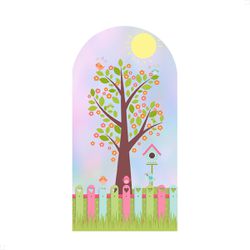 Painel Romano 2x1 - Jardim - PAINEL E CORES