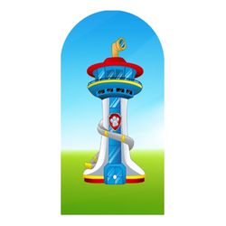 Painel Romano 2x1 - Patrulha Canina - PAINEL E CORES