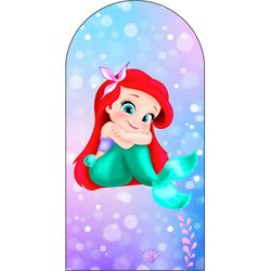 Painel Romano 2x1 - Pequena Sereia - PAINEL E CORES