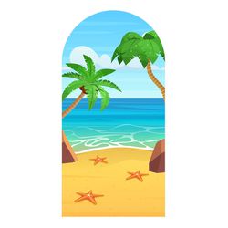 Painel Romano 2x1 - Praia - PAINEL E CORES