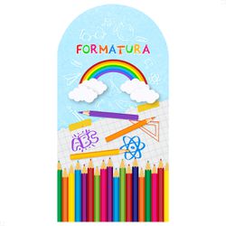 Painel Romano 2x1 - Volta às Aulas - PAINEL E CORES