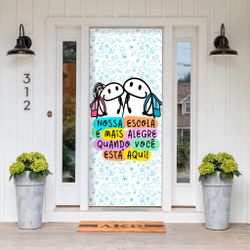 Capa De Porta Para Decoração Volta as Aulas 5 - Painel de Festa Loja Oficial