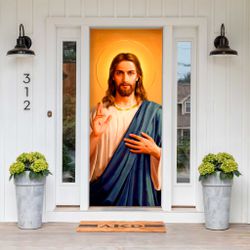 Capa De Porta Para Decoração Jesus 7 - Painel de Festa Loja Oficial