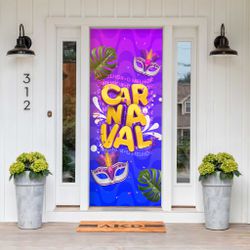 Capa De Porta Para Decoração Carnaval 3 - Painel de Festa Loja Oficial