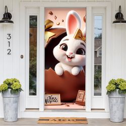Capa De Porta Para Decoração Páscoa 3 - Painel de Festa Loja Oficial