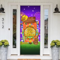 Capa De Porta Para Decoração Tema Festa Junina 6 - Painel de Festa Loja Oficial