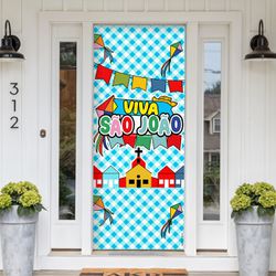 Capa De Porta Para Decoração Tema Festa Junina 7 - Painel de Festa Loja Oficial