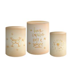 Trio De Cilindros Para Festa Feliz Ano Novo Virada - Painel de Festa Loja Oficial