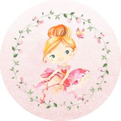 Capa Painel Sublimado - Bailarina Aquarela - PR-BA... - PAINELPR