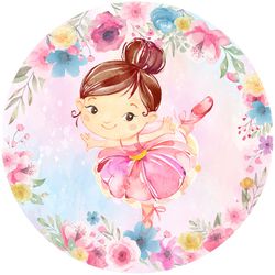 Capa Painel Sublimado - Bailarina Aquarela - PR-BA... - PAINELPR