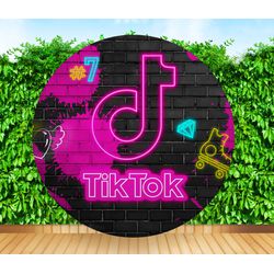 Capa Painel Sublimado - TikTok - PR-TIKTOK-05 - PAINELPR