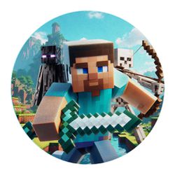 Capa Painel Sublimado - Minecraft - PR-MINCRA3 - PAINELPR