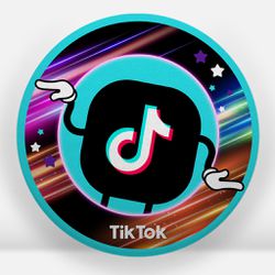 Capa Painel Sublimado - TikTok - PR-TIKTOK-02 - PAINELPR