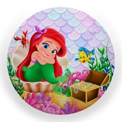 Capa Painel Sublimado - A Pequena Sereia - PR-PEQS... - PAINELPR