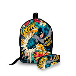 Mini Mochila Urbana + Estojo - Batmam - Lançamento... - PAINELPR