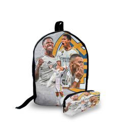 Mini Mochila Urbana + Estojo - Jogadores Futebol -... - PAINELPR