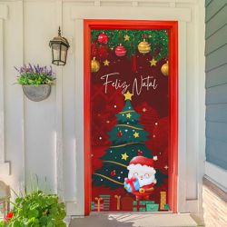 Capa Para Porta 0,8x2,1 - Tema de Natal 01 - Capa ... - PAINELPR