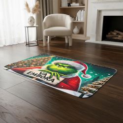 Tapete Capacho Antiderrapante 70x50 - Natal 02 - T... - PAINELPR