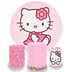 Painel Decorativo Hello Kitty Rosa – Kit Completo ... - PAINELPR