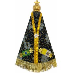 Imagem Nossa Senhora Aparecida Plástico Com Manto 20cm - IM.14 - Paludo Artigos Católicos
