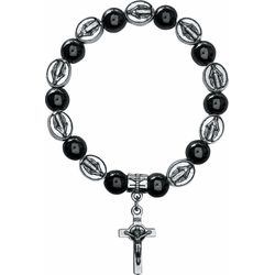 Pulseira Hematita Nossa Senhora Das Graças - PU.09 - Paludo Artigos Católicos