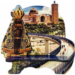 Porta Bíblia Nossa Senhora Aparecida Colorido Grande - DI.29 - Paludo Artigos Católicos