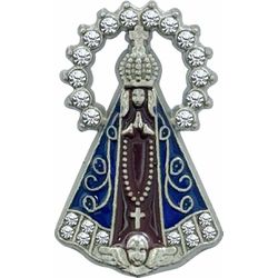 Imã Nossa Senhora Aparecida Com Strass - IA.03 - Paludo Artigos Católicos