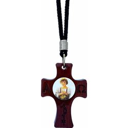 CORDÃO COM CRUZ SÃO TARCÍSIO - COROINHAS - CO.06 - Paludo Artigos Católicos