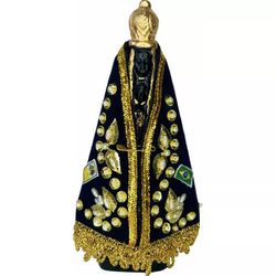 Imagem Aparecida Manto Com Caixa 16 Cm - IM.40 - Paludo Artigos Católicos