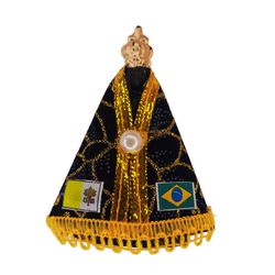 Imagem Aparecida c Manto 7,5 cm - IM.38 - PALUDO ARTIGOS CATÓLICOS 