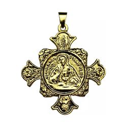 Cruz Medalha do Apostolado Dourada - ME.57 - PALUDO ARTIGOS CATÓLICOS 