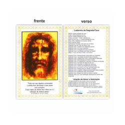 Cartão Postal Sagrada Face 10x15 cm - DI.127 - PALUDO ARTIGOS CATÓLICOS 