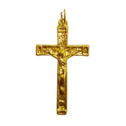 Crucifixo Jerusalem Dourado 156 - CR.41 - PALUDO ARTIGOS CATÓLICOS 