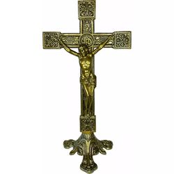 Crucifixo Metal de Altar 37,5 cm - CR.71 - PALUDO ARTIGOS CATÓLICOS 