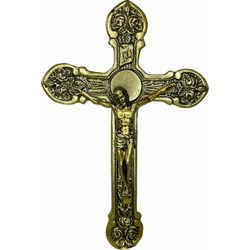 Crucifixo Metal Com Cristo 24cm - CR.75 - PALUDO ARTIGOS CATÓLICOS 