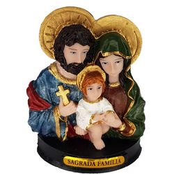 Busto Sagrada Família 9cm - IR.01 - PALUDO ARTIGOS CATÓLICOS 
