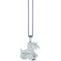 Corrente Colar Gargantilha Com Pingente São Jorge Aço Inox - CT.04 - Paludo Artigos Católicos