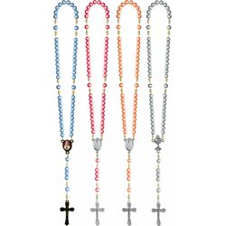 Rosário Terço Pérola Cordão 6mm - TP.14 - Paludo Artigos Católicos