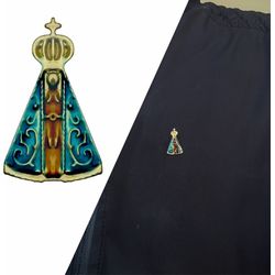 Botton Broche Nossa Senhora Aparecida - BT.02 - Paludo Artigos Católicos