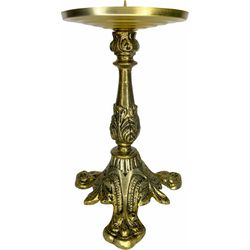 Castiçal Candelabro Alto Ouro Velho 21x12 Cm - DI.174 - Paludo Artigos Católicos