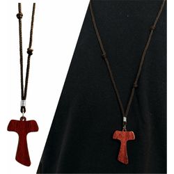 Cordão Tau Franciscano Com 3 Nós - CO.12 - Paludo Artigos Católicos