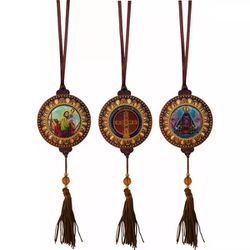 Medalhão Para Carro 8,3cm Mdf - DI.322 - Paludo Artigos Católicos