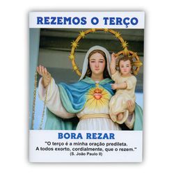 Livro Livreto Rezemos o Terço - LI.08 - Paludo Artigos Católicos