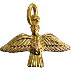 Medalha Pombinha Do Espirito Santo Dourada - ME.23 - Paludo Artigos Católicos