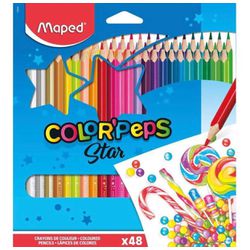 Lapis de Cor 48 Cores Color Peps Maped - 33565 - Papelaria Mendonça