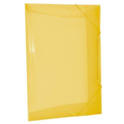 Pasta Aba Plastica Amarela - 3758 - Papelaria Mendonça