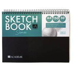 Caderno Sketchbook Espiral A4 Academie Tilibra - ... - Papelaria Mendonça
